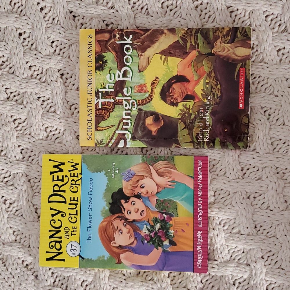 Juvenile Novel Bundle "The Jungle Book" + "Nancy Drew and the Clue Crew"